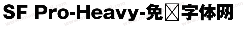 SF Pro-Heavy字体转换